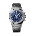U1 Super Clone AP Royal Oak Silver - Blue Dial Chronograph