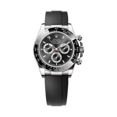 U1 Super Clone Rolex Daytona Black Dial Oysterflex