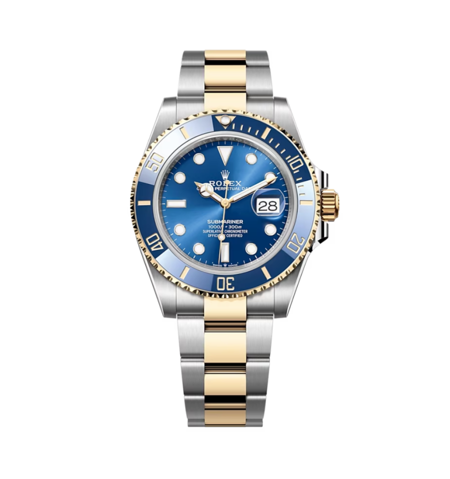 Super Clone Rolex Submariner Blue - Gold