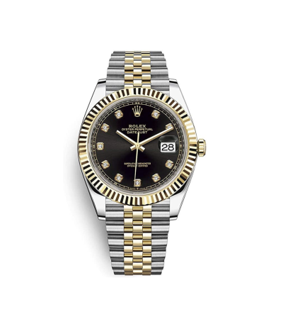 Super Clone Rolex Datejust Diamond Two Tone Diamond Dial