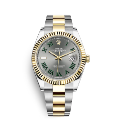 Super Clone Rolex Datejust Wimbledon Oyster Two Tone
