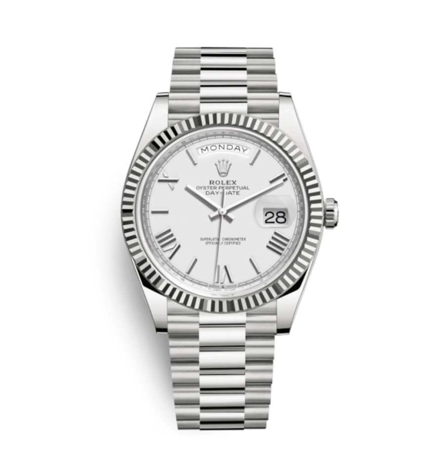 Super Clone Rolex Day-Date - White Dial